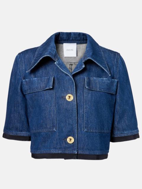 Cropped denim jacket