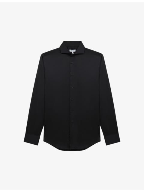 Storm slim-fit cotton-twill shirt