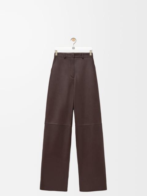 Trousers in nappa lambskin