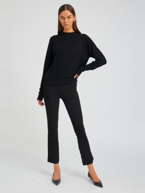 BLACK CASANOVA ANKLE FLARE LEGGINGS