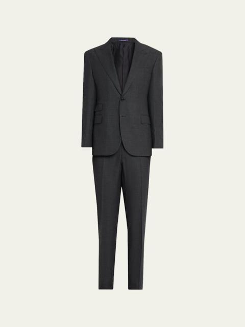 Men's Gregory Wool and Cashmere Birdseye Suit