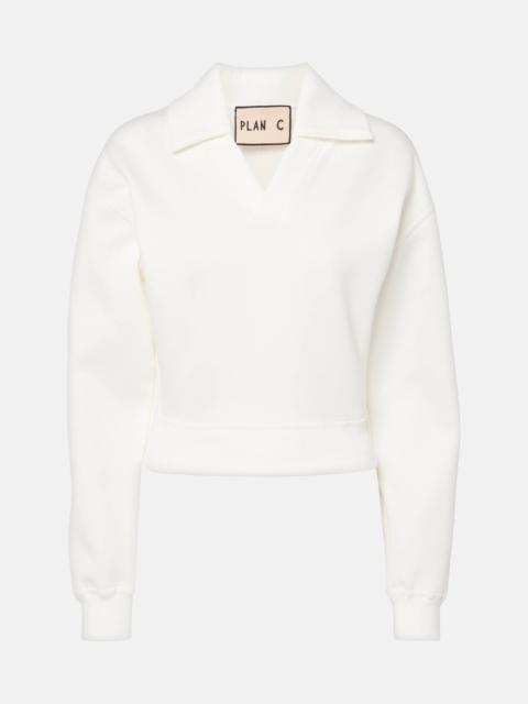 Cotton-blend sweater