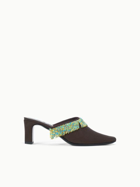 STAUD JOANNA KITTEN HEEL MULE ESPRESSO