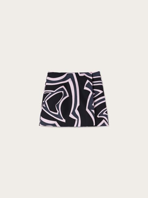 LABIRINTO PRINT  MINI SKIRT