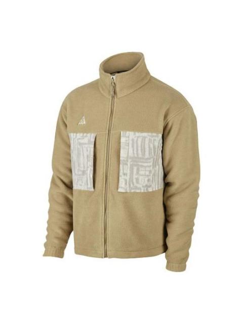 Nike ACG Splicing polar fleece Jacket Khaki BQ3446-297