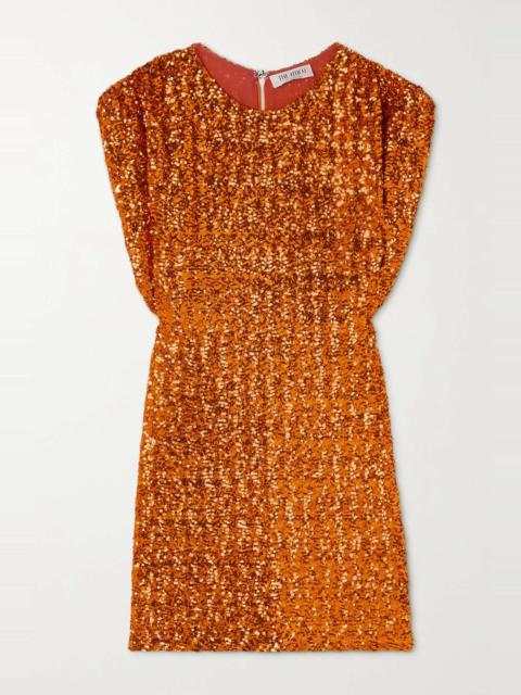 Annie sequined tulle mini dress