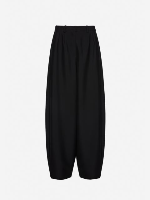 Balloon trousers in black