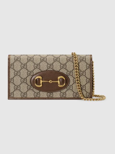 Gucci Horsebit 1955 wallet with chain