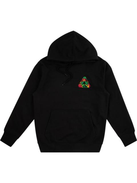Tri-camo patch hoodie