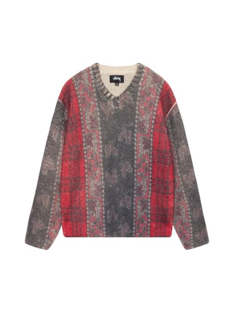 Stussy Mixed Print Alpaca Sweater 'Multicolor'