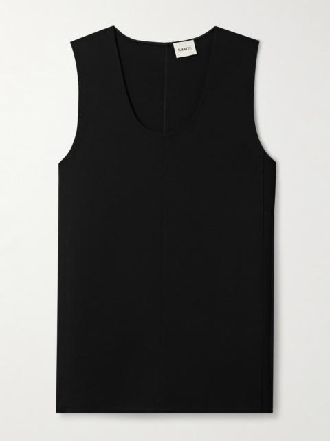 Nyona Oversized Crepe Mini Dress