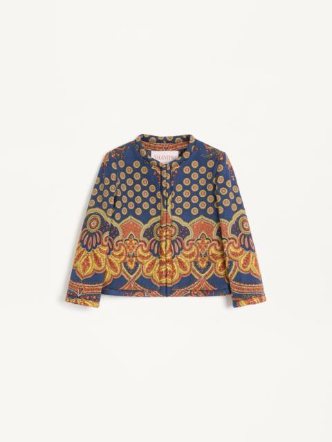 JACKET IN GABARDINE PAISLEY MEDAGLIONI VOYAGE IMAGINAIRE