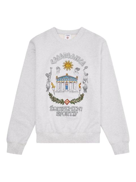 Le Temple du Sport embroidered sweatshirt