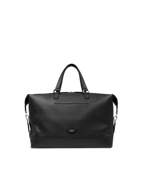 Ninon logo-patch leather holdall
