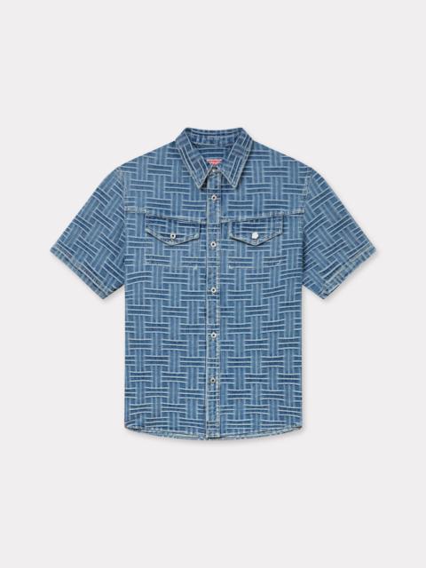 'KENZO Weave' shirt in japanese denim