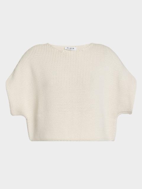 Boxy Knit Crop Top
