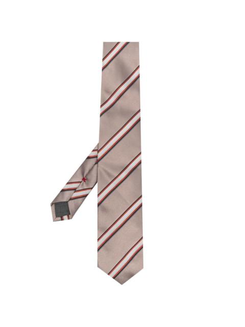 striped pointed tie