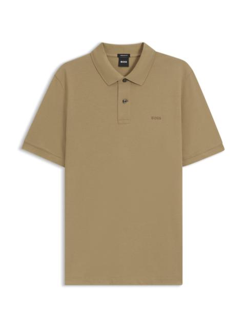 PALLAS POLO SHIRT IN COTTON PIQUÉ WITH EMBROIDERED LOGO