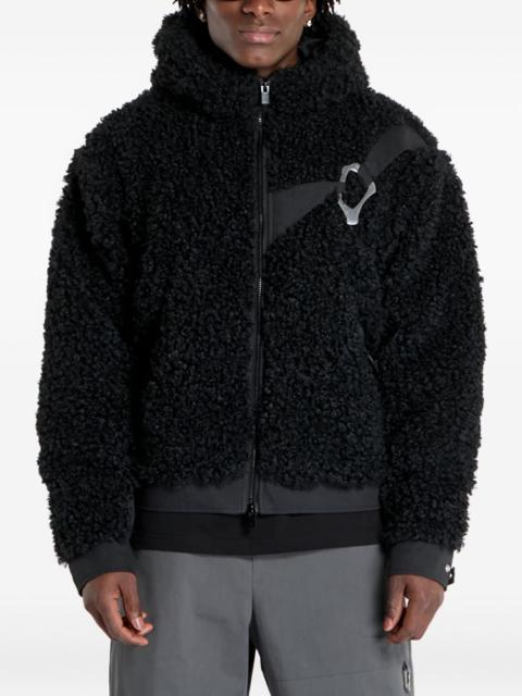 fleece hooded jacket