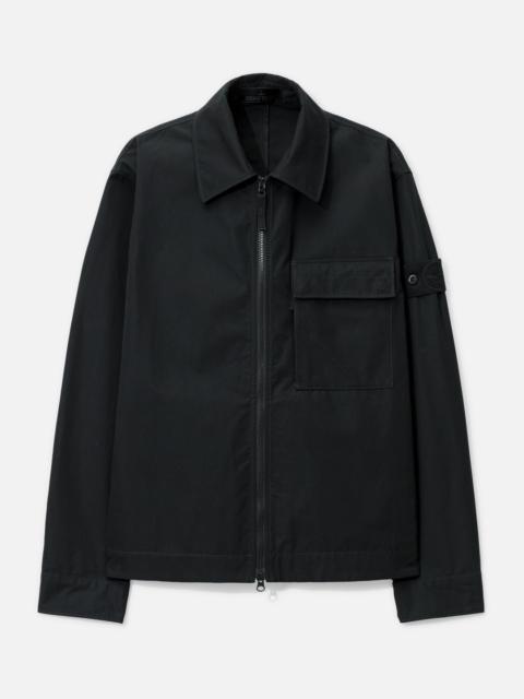 COTTON CANVAS STONE ISLAND GHOST OVERSHIRT