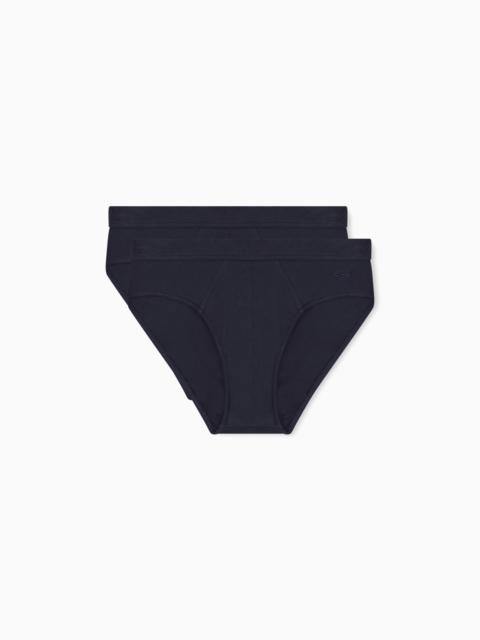 TWO-PACK OF PIMA JERSEY BRIEFS
