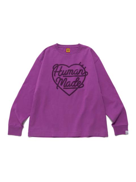 Human Made Heart L/S T-Shirt Purple