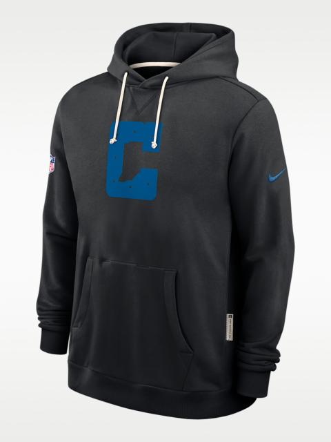 Indianapolis Colts Alt 2 Tight Coverage Sideline Men's Nike Dri-FIT NFL Pullover Hoodie