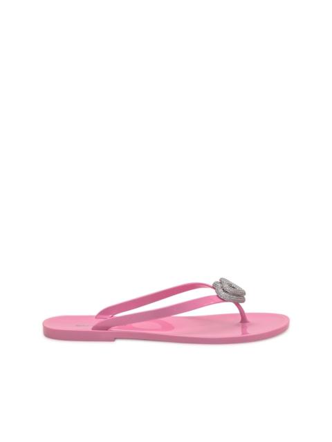 double-heard flip flops