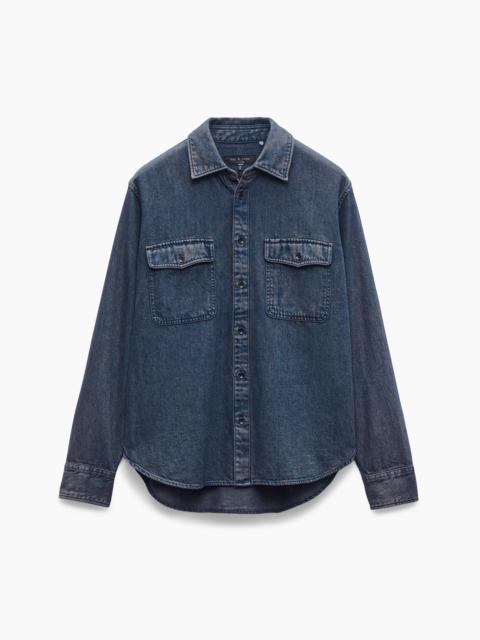 Jack Infuse Denim Shirt
Ultra Featherweight in Infuse Graphite Indigo