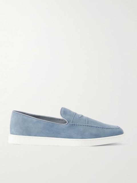 Peebles Suede Loafers Blue
