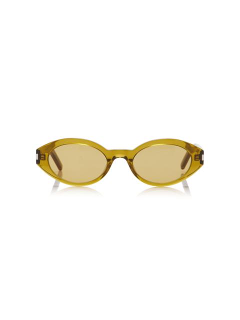 Cat-Eye Acetate Sunglasses green