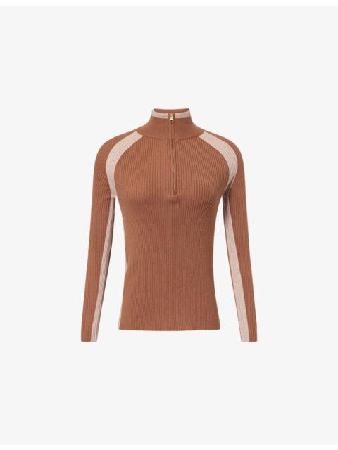 Bellings Quater-Zip Knitted Top