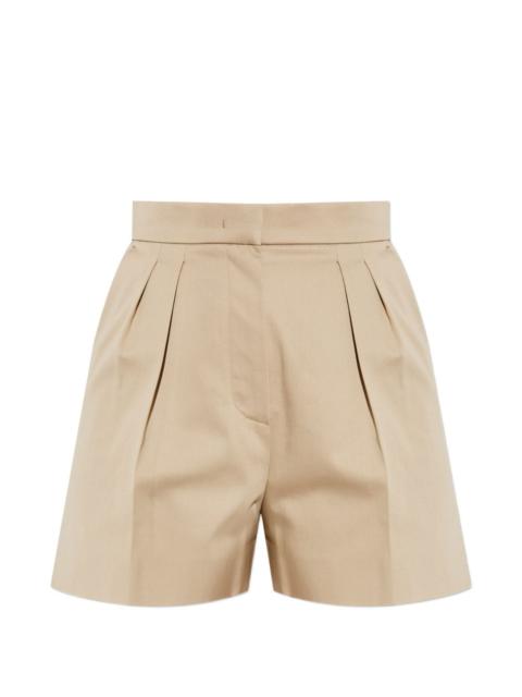 pleated shorts