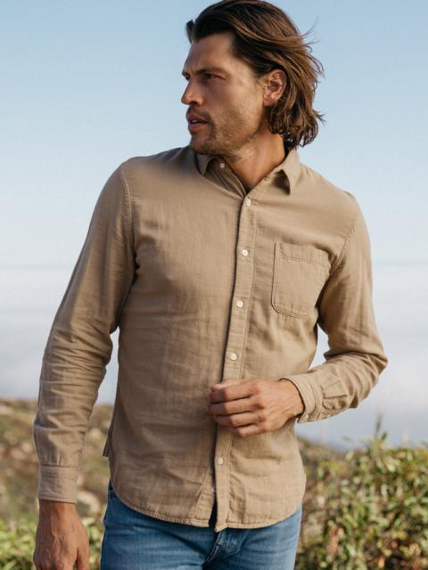 The Ripper Double Gauze Organic Cotton Shirt - Sand