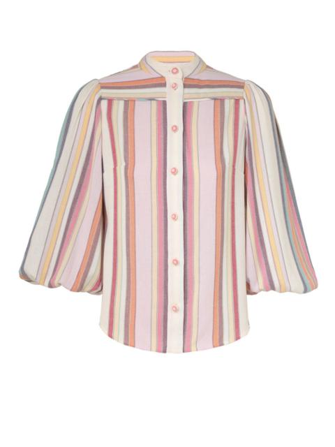 LEXI BLOUSON STRIPE SHIRT