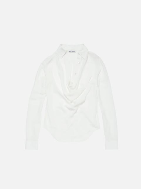 Silk blouse - White