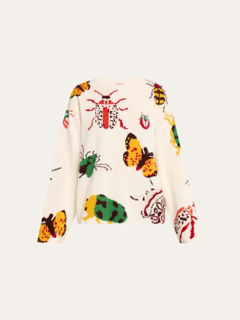 Bug Cashmere Crewneck Sweater