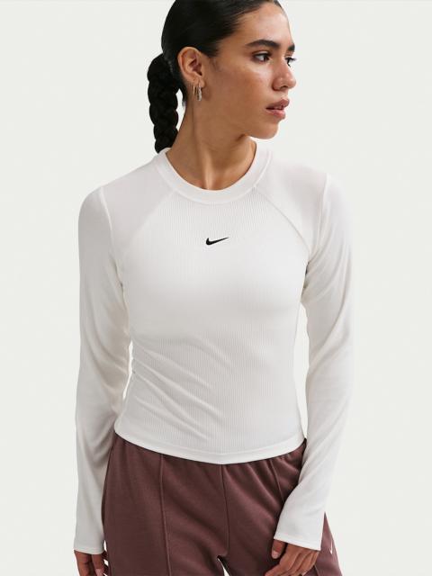 Nike Sportswear Chill Knit Women's Tight Long-Sleeve Ribbed Top