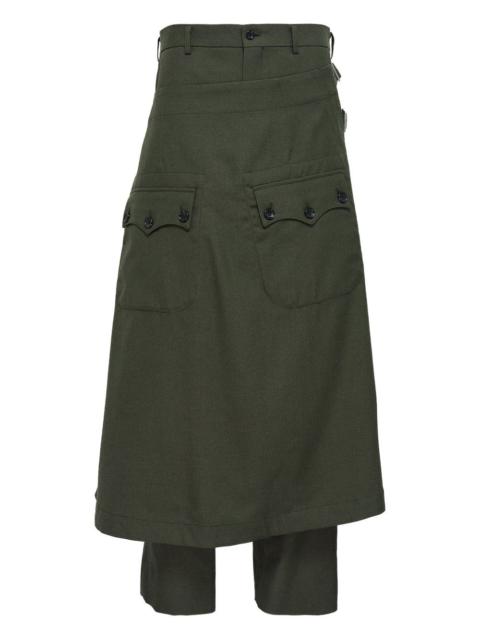 pocket-detail trousers