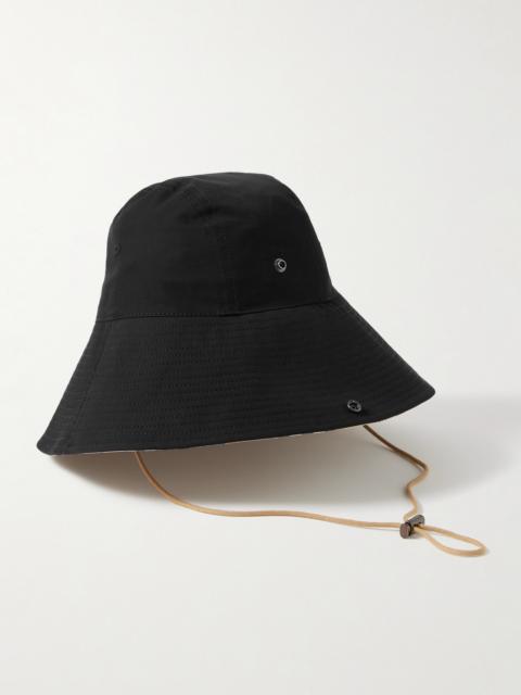 Cotton-gabardine Bucket Hat