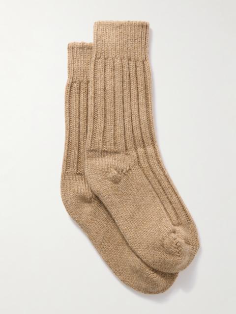 Yosemite Ribbed Cashmere Socks