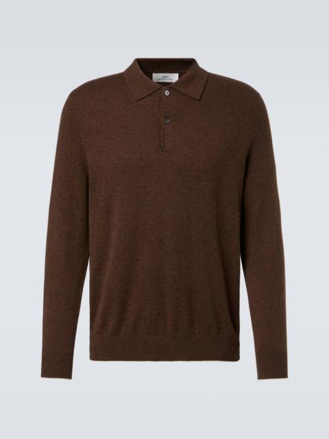 Cashmere polo sweater