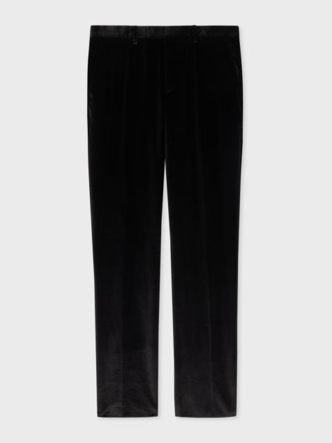Black Velvet Trousers