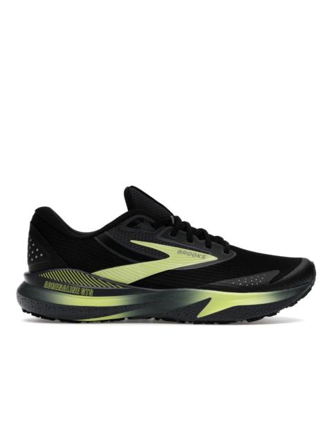 Brooks Adrenaline GTS 24 Weatherized Black Ebony New Yellow