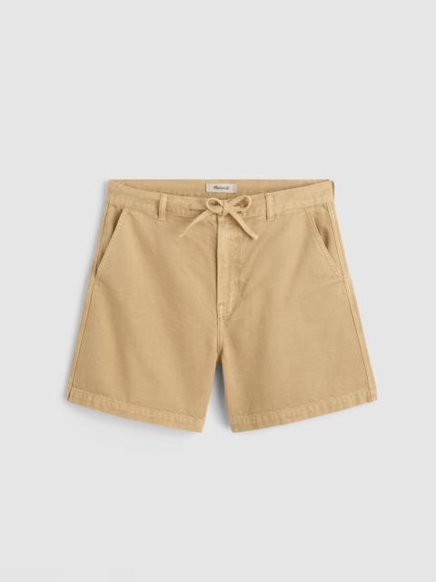 The Drawstring Short in Airy Denim