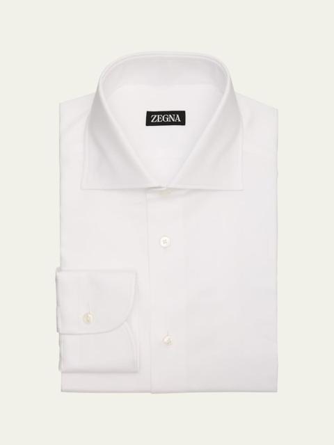 Men's Cotton Oxford Spread-Collar Dress Shirt