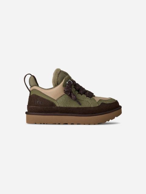 ® Men's Lowmel Suede/Textile/Recycled Materials Shoes in Burnt Olive/Mustard Seed