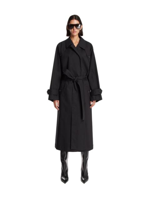 Black Belted Trench Coat