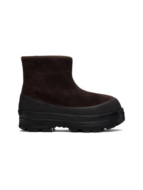 Brown Badia Shearling Boots