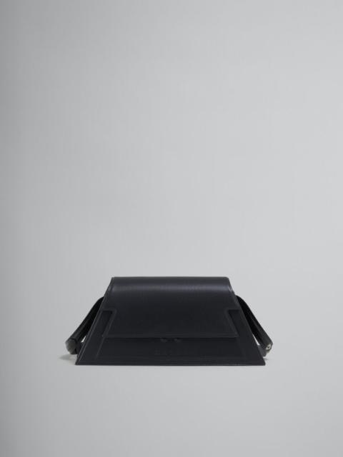 MEDIUM TRUNKOISE BAG IN SMOOTH BLACK LEATHER